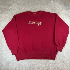 Vintage 90s NFL Washington Redskins Crewneck Sweatshirt Embroidered Men's Large